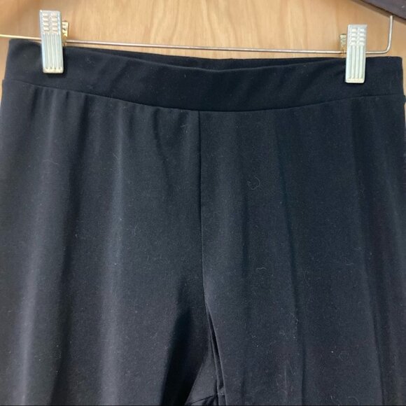 ADIDAS Sz M Tre-Foil Back of Leg Leggings Tights Light Compression High Rise - Picture 2 of 6